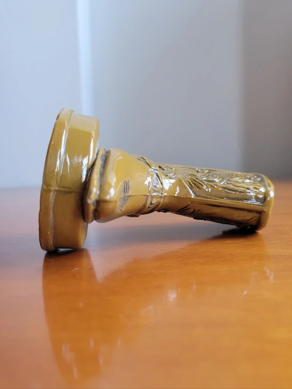 Vintage Scott Products, Inc. Cowboy Boot Bottle Opener Olive Green Olive Brown